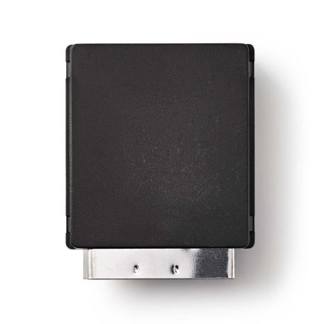 SCART adapter | SCART Dugasz | S-Video Female / SCART Aljzat / 3x RCA Aljzat | Nikkelezett | Kapcsolható | ABS | Fekete | 1 db | Doboz