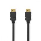 Nagy Sebességű HDMI ™ kábel Ethernet | HDMI™ Csatlakozó | HDMI™ Csatlakozó | 4K@30Hz | ARC | 10.2 Gbps | 0.50 m | Kerek | PVC | Fekete | Doboz