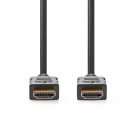 Nagy Sebességű HDMI ™ kábel Ethernet | HDMI™ Csatlakozó | HDMI™ Csatlakozó | 4K@60Hz | ARC | 18 Gbps | 10.0 m | Kerek | PVC | Fekete | Doboz