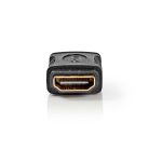 HDMI™ adapter | HDMI™ Kimenet | HDMI™ Kimenet | Aranyozott | Egyenes | ABS | Fekete | 1 db | Doboz