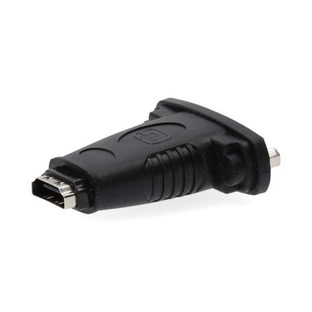HDMI™ adapter | HDMI™ Bemenet | DVI-D 24+1-Pin Aljzat | Nikkelezett | Egyenes | ABS | Fekete | 1 db | Doboz