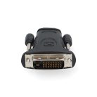 HDMI™ adapter | DVI-D 24+1-Érintkezős Dugasz | HDMI™ Kimenet | Nikkelezett | Egyenes | ABS | Fekete | 1 db | Doboz