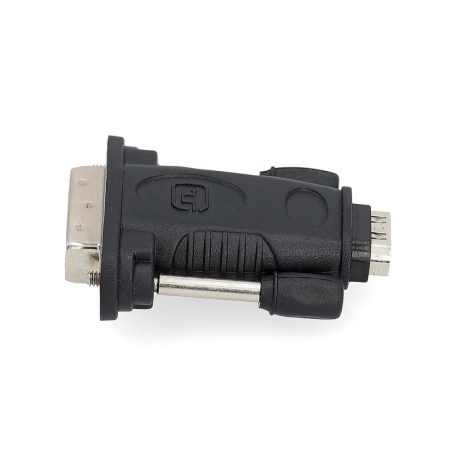 HDMI™ adapter | DVI-D 24+1-Érintkezős Dugasz | HDMI™ Kimenet | Nikkelezett | Egyenes | ABS | Fekete | 1 db | Doboz