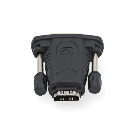 HDMI™ adapter | DVI-D 24+1-Érintkezős Dugasz | HDMI™ Kimenet | Nikkelezett | Egyenes | ABS | Fekete | 1 db | Doboz