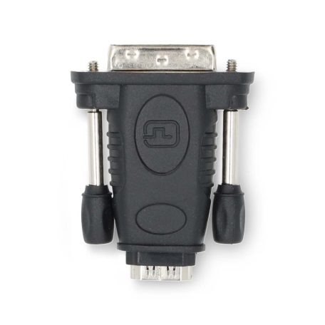 HDMI™ adapter | DVI-D 24+1-Érintkezős Dugasz | HDMI™ Kimenet | Nikkelezett | Egyenes | ABS | Fekete | 1 db | Doboz