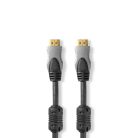 Nagy Sebességű HDMI ™ kábel Ethernet | HDMI™ Csatlakozó | HDMI™ Csatlakozó | 4K@30Hz | 10.2 Gbps | 10.0 m | Kerek | PVC | Antracit | Doboz