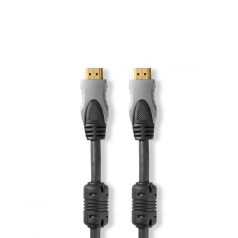   Nagy Sebességű HDMI ™ kábel Ethernet | HDMI™ Csatlakozó | HDMI™ Csatlakozó | 4K@60Hz | 18 Gbps | 5.00 m | Kerek | PVC | Antracit | Doboz