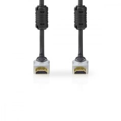   HDMI™ kábel | HDMI™ Csatlakozó | HDMI™ Csatlakozó | 8K@60Hz | Aranyozott | 1.00 m | Egyenes | PVC | Antracit | Doboz