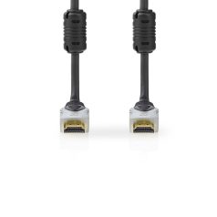   HDMI™ kábel | HDMI™ Csatlakozó | HDMI™ Csatlakozó | 8K@60Hz | Aranyozott | 2.00 m | Egyenes | PVC | Antracit | Doboz