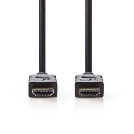 Nagy Sebességű HDMI ™ kábel Ethernet | HDMI™ Csatlakozó | HDMI™ Csatlakozó | 4K@30Hz | ARC | 10.2 Gbps | 7.50 m | Kerek | PVC | Fekete | Label