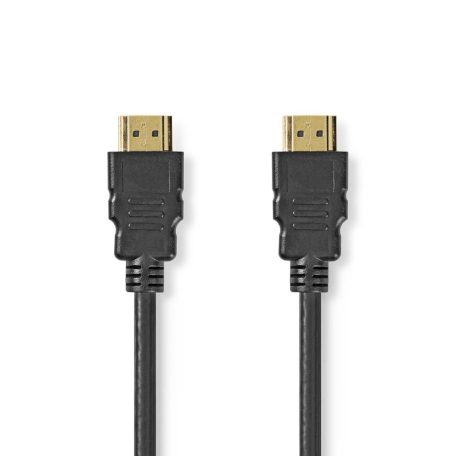 Premium Nagysebességű HDMI ™ kábel Ethernet | HDMI™ Csatlakozó | HDMI™ Csatlakozó | 4K@60Hz | 18 Gbps | 1.50 m | Kerek | PVC | Fekete | Label
