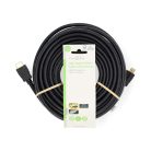 Nagy Sebességű HDMI ™ kábel Ethernet | HDMI™ Csatlakozó | HDMI™ Csatlakozó | 4K@60Hz | ARC | 18 Gbps | 15.0 m | Kerek | PVC | Fekete | Label