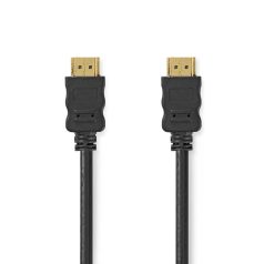   Nagy Sebességű HDMI ™ kábel Ethernet | HDMI™ Csatlakozó | HDMI™ Csatlakozó | 4K@60Hz | ARC | 18 Gbps | 3.00 m | Kerek | PVC | Fekete | Label
