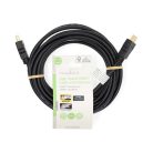 Nagy Sebességű HDMI ™ kábel Ethernet | HDMI™ Csatlakozó | HDMI™ Csatlakozó | 4K@60Hz | ARC | 18 Gbps | 5.00 m | Kerek | PVC | Fekete | Label