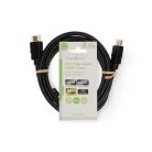 Ultra High Speed ​​HDMI ™ kábel | HDMI™ Csatlakozó | HDMI™ Csatlakozó | 8K@60Hz | 48 Gbps | 2.00 m | Kerek | 6.5 mm | Fekete | Label
