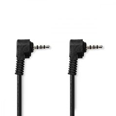   Audio Video kábel | 3.5 mm Dugasz | 3.5 mm Dugasz | Nikkelezett | 2.00 m | Kerek | PVC | Fekete