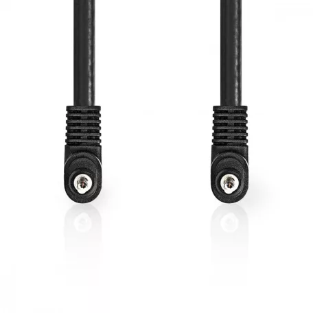 Audio Video kábel | 3.5 mm Dugasz | 3.5 mm Dugasz | Nikkelezett | 2.00 m | Kerek | PVC | Fekete