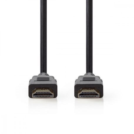 Premium Nagysebességű HDMI ™ kábel Ethernet | HDMI™ Csatlakozó | HDMI™ Csatlakozó | 4K@60Hz | 18 Gbps | 1.50 m | Kerek | PVC | Fekete | Műanyag Zacskó