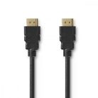 Premium Nagysebességű HDMI ™ kábel Ethernet | HDMI™ Csatlakozó | HDMI™ Csatlakozó | 4K@60Hz | 18 Gbps | 1.50 m | Kerek | PVC | Fekete | Műanyag Zacskó