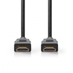   Premium Nagysebességű HDMI ™ kábel Ethernet | HDMI™ Csatlakozó | HDMI™ Csatlakozó | 4K@60Hz | 18 Gbps | 3.00 m | Kerek | PVC | Fekete | Műanyag Zacskó