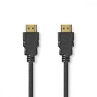 Premium Nagysebességű HDMI ™ kábel Ethernet | HDMI™ Csatlakozó | HDMI™ Csatlakozó | 4K@60Hz | 18 Gbps | 3.00 m | Kerek | PVC | Fekete | Műanyag Zacskó