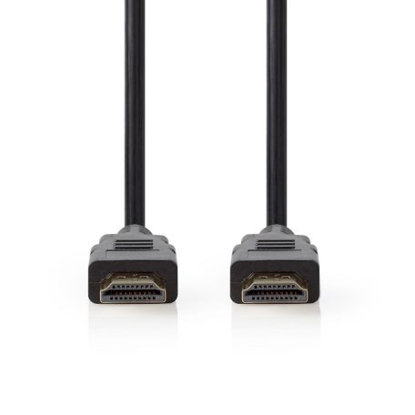 Premium Nagysebességű HDMI ™ kábel Ethernet | HDMI™ Csatlakozó | HDMI™ Csatlakozó | 4K@60Hz | 18 Gbps | 5.00 m | Kerek | PVC | Fekete | Boríték