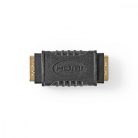 HDMI™ adapter | HDMI™ Aljzat | HDMI™ Aljzat | Aranyozott | Egyenes | ABS | Fekete | 1 db | Műanyag Zacskó