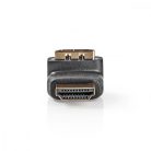 HDMI™ adapter | HDMI™ Csatlakozó | HDMI™ Aljzat | Aranyozott | Könyök 270 ° | ABS | Fekete | 1 db | Műanyag Zacskó