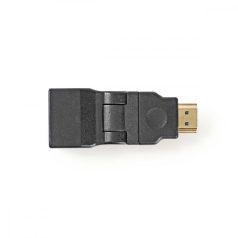   HDMI™ adapter | HDMI™ Csatlakozó | HDMI™ Kimenet | Aranyozott | Forgó | ABS | Fekete | 1 db | Boríték
