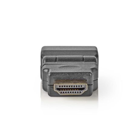 HDMI™ adapter | HDMI™ Csatlakozó | HDMI™ Kimenet | Aranyozott | Forgó | ABS | Fekete | 1 db | Boríték