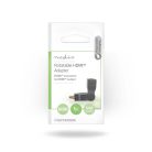 HDMI™ adapter | HDMI™ Csatlakozó | HDMI™ Kimenet | Aranyozott | Forgó | ABS | Fekete | 1 db | Boríték