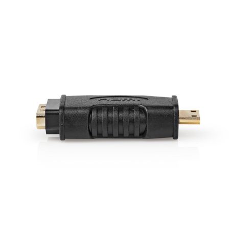 HDMI™ adapter | HDMI™ Mini Csatlakozó | HDMI™ Kimenet | Aranyozott | Egyenes | ABS | Fekete | 1 db | Műanyag Zacskó