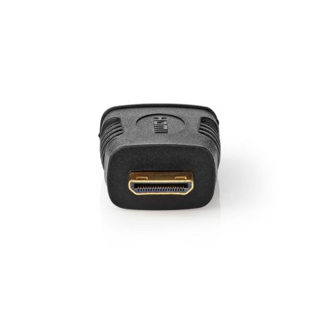 HDMI™ adapter | HDMI™ Mini Csatlakozó | HDMI™ Kimenet | Aranyozott | Egyenes | ABS | Fekete | 1 db | Műanyag Zacskó