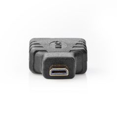   HDMI™ adapter | HDMI™ Micro Csatlakozó | HDMI™ Kimenet | Aranyozott | Egyenes | ABS | Fekete | 1 db | Műanyag Zacskó
