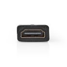 HDMI™ adapter | HDMI™ Micro Csatlakozó | HDMI™ Kimenet | Aranyozott | Egyenes | ABS | Fekete | 1 db | Műanyag Zacskó