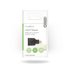 HDMI™ adapter | HDMI™ Micro Csatlakozó | HDMI™ Kimenet | Aranyozott | Egyenes | ABS | Fekete | 1 db | Műanyag Zacskó