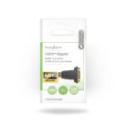 HDMI™ adapter | HDMI™ Csatlakozó | DVI-D 24+1-Pin Aljzat | Aranyozott | Egyenes | ABS | Fekete | 1 db | Műanyag Zacskó