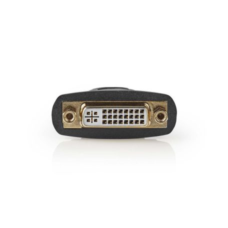 HDMI™ adapter | HDMI™ Kimenet | DVI-D 24+1-Pin Aljzat | Aranyozott | Egyenes | ABS | Fekete | 1 db | Boríték