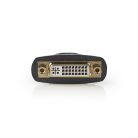 HDMI™ adapter | HDMI™ Kimenet | DVI-D 24+1-Pin Aljzat | Aranyozott | Egyenes | ABS | Fekete | 1 db | Boríték