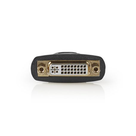 HDMI™ adapter | HDMI™ Kimenet | DVI-D 24+1-Pin Aljzat | Aranyozott | Egyenes | ABS | Fekete | 1 db | Boríték