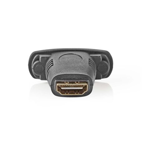 HDMI™ adapter | HDMI™ Kimenet | DVI-D 24+1-Pin Aljzat | Aranyozott | Egyenes | ABS | Fekete | 1 db | Boríték