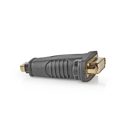 HDMI™ adapter | HDMI™ Kimenet | DVI-D 24+1-Pin Aljzat | Aranyozott | Egyenes | ABS | Fekete | 1 db | Boríték