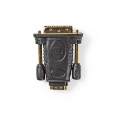   HDMI™ adapter | DVI-D 24+1-Érintkezős Dugasz | HDMI™ Aljzat | Aranyozott | Egyenes | ABS | Fekete | 1 db | Műanyag Zacskó