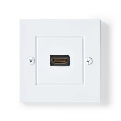   HDMI™ Fali Doboz | 1x HDMI™ Female | 4K@60Hz | HDMI™ Kimenet | Fekete | 18 Gbps | Aranyozott | Boríték