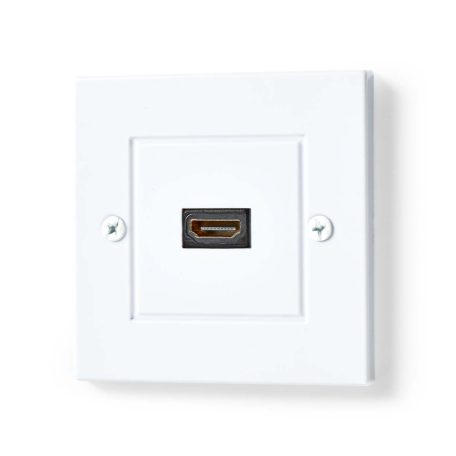 HDMI™ Fali Doboz | 1x HDMI™ Female | 4K@60Hz | HDMI™ Kimenet | Fekete | 18 Gbps | Aranyozott | Boríték