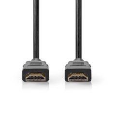   Ultra High Speed ​​HDMI ™ kábel | HDMI™ Csatlakozó | HDMI™ Csatlakozó | 8K@60Hz | 48 Gbps | 1.00 m | Kerek | 6.0 mm | Fekete | Boríték