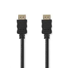   Nagy Sebességű HDMI ™ kábel Ethernet | HDMI™ Csatlakozó | HDMI™ Csatlakozó | 4K@30Hz | ARC | 10.2 Gbps | 5.00 m | Kerek | PVC | Fekete | Papírfüles