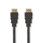 Nagy Sebességű HDMI ™ kábel Ethernet | HDMI™ Csatlakozó | HDMI™ Csatlakozó | 1080p@60Hz | 10.2 Gbps | 1.50 m | Kerek | PVC | Fekete | Papírfüles