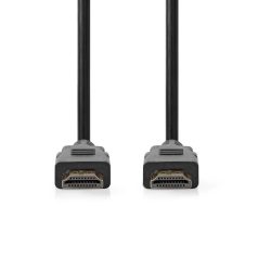   Nagy Sebességű HDMI ™ kábel Ethernet | HDMI™ Csatlakozó | HDMI™ Csatlakozó | 1080p@60Hz | 10.2 Gbps | 1.50 m | Kerek | PVC | Fekete | Papírfüles