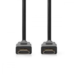   Nagy Sebességű HDMI ™ kábel Ethernet | HDMI™ Csatlakozó | HDMI™ Csatlakozó | 1080p@60Hz | 10.2 Gbps | 2.00 m | Kerek | PVC | Fekete | Papírfüles
